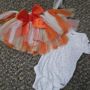 Polkadot And Tutu Outfit‎ 0-3m